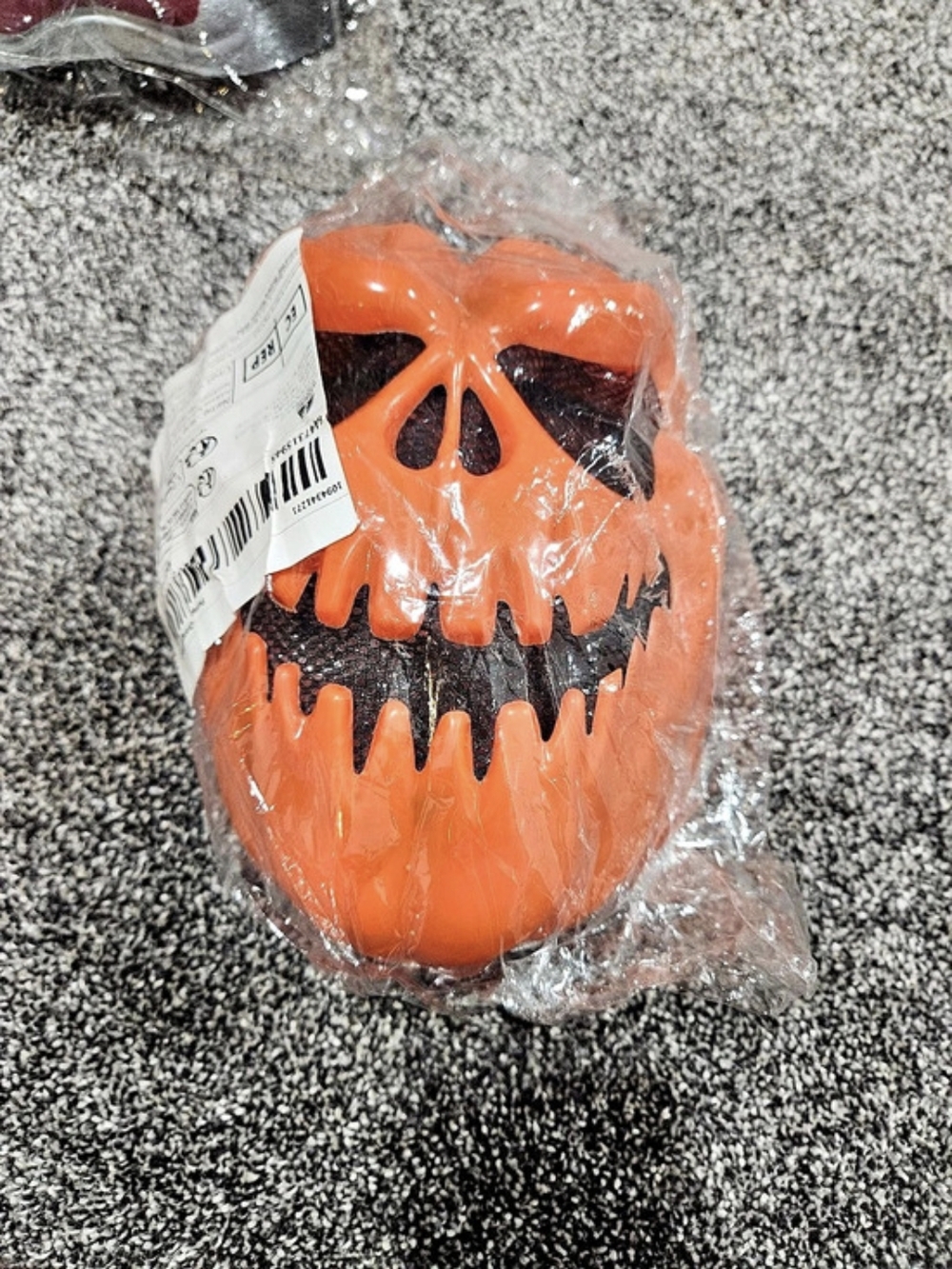 Halloween Pumpkin Mask NWT